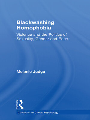 cover image of Blackwashing Homophobia